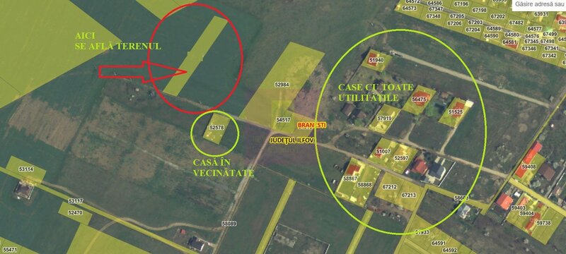 Teren pentru casa/case in Branesti pe strada Toporasi